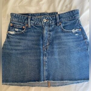 Denim Mini Skirt